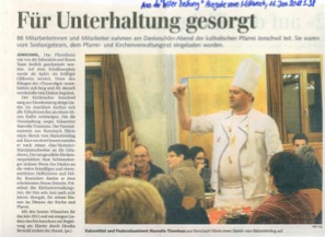Zeitungsbericht aus der Wiler Zeitung 11.Jan.2012